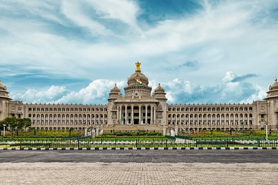 Vidhana Soudha building in Bengaluru, Karnataka